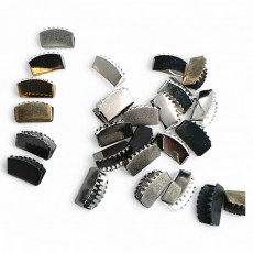 Bağucu Kıstırma 15.5 mm x 9 mm - Pirinç Kapalı Kenarlı Kıstırma Bağ Ucu DGK0015SK