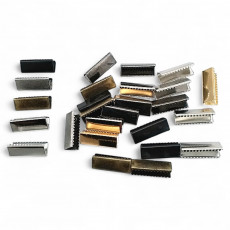 Kıstırma Bağucu 20 mm x 7.6  mm - Açık Kenarlı Kıstırma Bağ Ucu Pirinç DGK0020