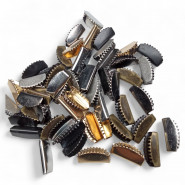 Kıstırma Bağucu 20 mm x 7.6  mm - Kapalı Kenarlı Kıstırma Bağ Ucu Pirinç DGK0020SK