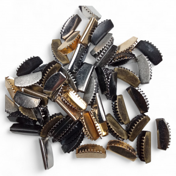 Kıstırma Bağucu 20 mm x 7.6  mm - Kapalı Kenarlı Kıstırma Bağ Ucu Pirinç DGK0020SK