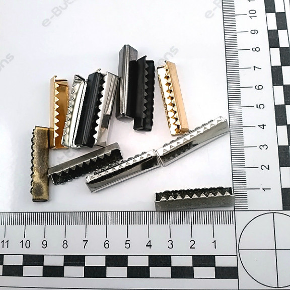 Bağucu Kıstırma 35.3 mm x 8.2 mm - Pirinç Kapalı Kenarlı Kıstırma Bağ Ucu DGK0035K