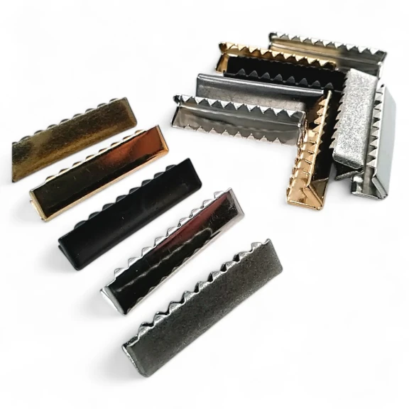 Bağucu Kıstırma 35.3 mm x 8.2 mm - Pirinç Kapalı Kenarlı Kıstırma Bağ Ucu DGK0035K