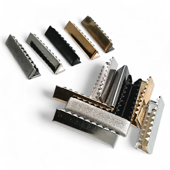 Bağucu Kıstırma 35.3 mm x 8.2 mm - Pirinç Kapalı Kenarlı Kıstırma Bağ Ucu DGK0035K