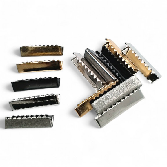 Bağucu Kıstırma 35.3 mm x 8.2 mm - Pirinç Kapalı Kenarlı Kıstırma Bağ Ucu DGK0035K