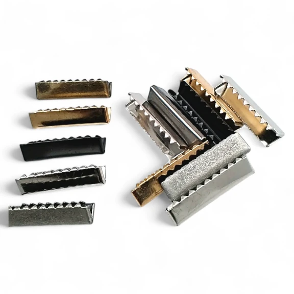 Bağucu Kıstırma 35.3 mm x 8.2 mm - Pirinç Kapalı Kenarlı Kıstırma Bağ Ucu DGK0035K