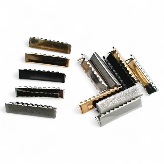 Bağucu Kıstırma 35.3 mm x 8.2 mm - Pirinç Kapalı Kenarlı Kıstırma Bağ Ucu DGK0035K