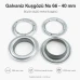 Galvaniz Kuşgözü No 66 - 40 mm İç Çaplı Branda Kuşgözü DT00066