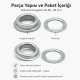 Galvaniz Kuşgözü No 66 - 40 mm İç Çaplı Branda Kuşgözü, dayanıklı ve paslanmaz bağlantı elemanı