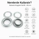 Galvaniz Kuşgözü No 66 - 40 mm İç Çaplı Branda Kuşgözü, dayanıklı ve paslanmaz bağlantı elemanı