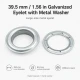 Galvaniz Kuşgözü No 66 - 40 mm İç Çaplı Branda Kuşgözü, dayanıklı ve paslanmaz bağlantı elemanı