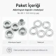 Kuşgözü Alüminyum 12,5 mm İç Çaplı - No 28, çadır, branda, çanta ve tekstil uygulamaları için ideal çözüm