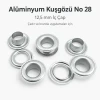 Aluminum Eyelet with 12.5 mm / 0.49 in Inner Diameter for Tarpaulin and Tent Applications DT00028