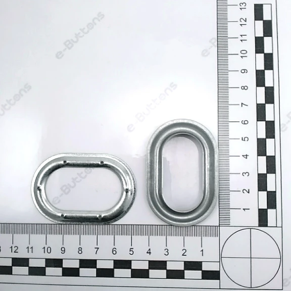 Galvaniz Oval Kuşgözü 42 mm x 23 mm İç Çaplı DT00066VL