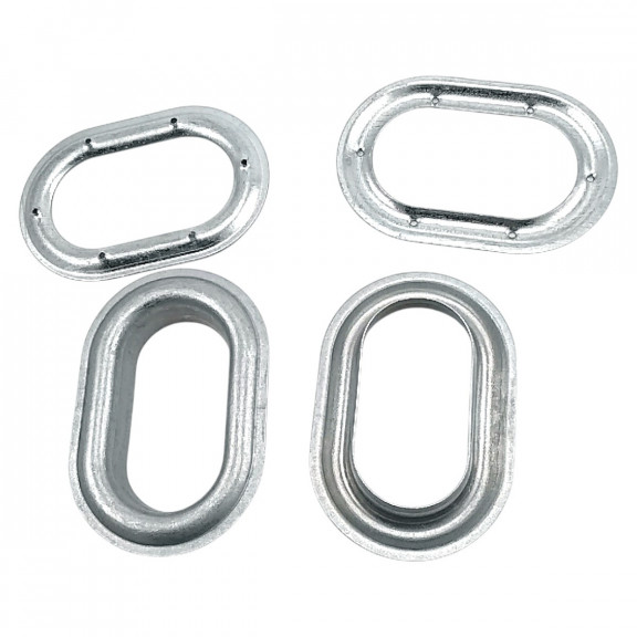Galvaniz Oval Kuşgözü 42 mm x 23 mm İç Çaplı DT00066VL