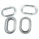 Galvaniz Oval Kuşgözü 42 mm x 23 mm İç Çaplı DT00066VL