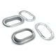 Galvaniz Oval Kuşgözü 42 mm x 23 mm İç Çaplı DT00066VL