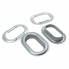 Galvaniz Oval Kuşgözü 42 mm x 23 mm İç Çaplı DT00066VL