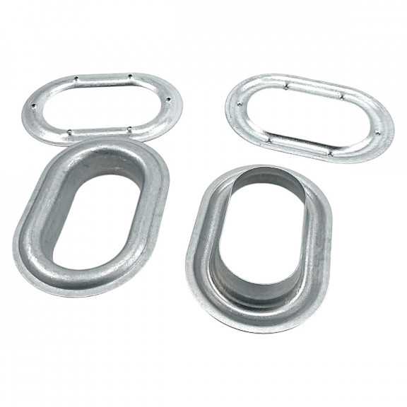 Galvaniz Oval Kuşgözü 42 mm x 23 mm İç Çaplı DT00066VL