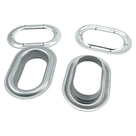 Galvaniz Oval Kuşgözü 42 mm x 23 mm İç Çaplı DT00066VL