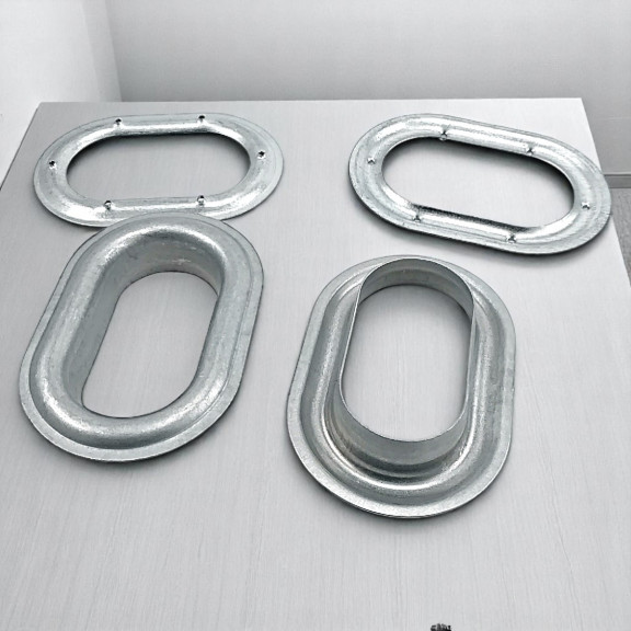 Galvaniz Oval Kuşgözü 42 mm x 23 mm İç Çaplı DT00066VL