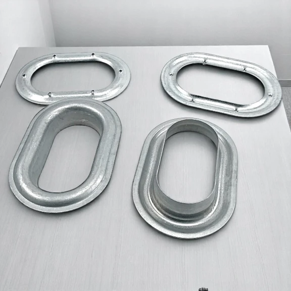 Galvaniz Oval Kuşgözü 42 mm x 23 mm İç Çaplı DT00066VL