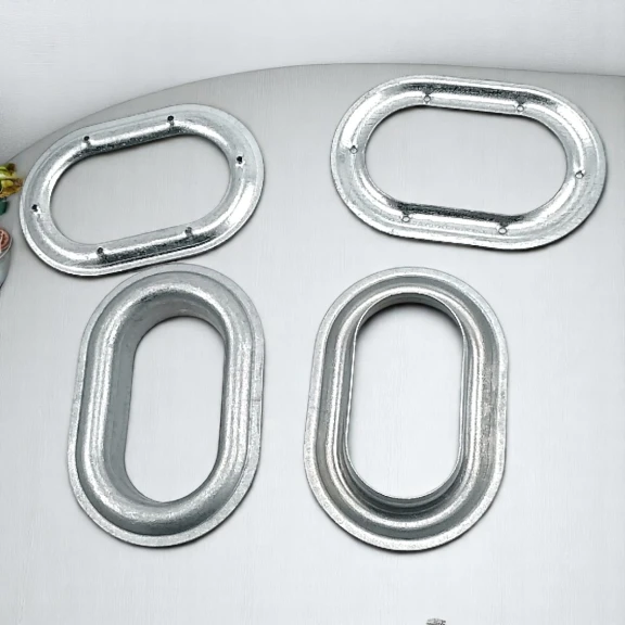 Galvaniz Oval Kuşgözü 42 mm x 23 mm İç Çaplı DT00066VL