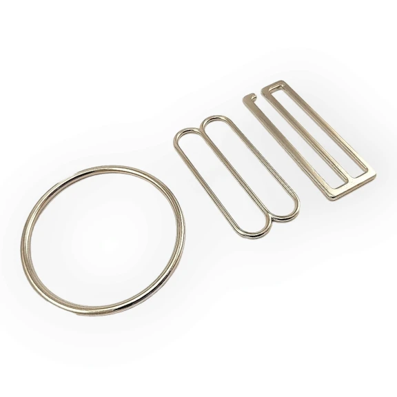 Kanca Toka 5  cm  Halka ve Askı Ayar Tokası 3 lü Set DM00012