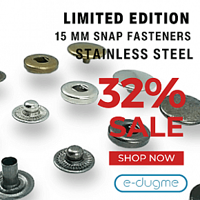 15 mm Stainless Snap Fasteners