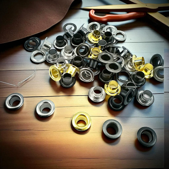 Çift Taraflı Kuşgözü No 3 Pirinç 4,8 mm (500 Ad/Paket) ERB0003PRC