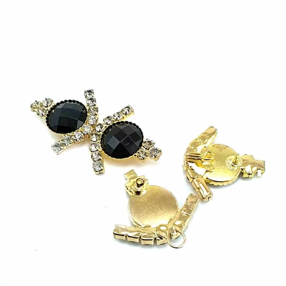 50 mm Taşlı Metal Agraf Toka BRS0044