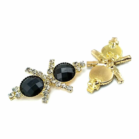 50 mm Taşlı Metal Agraf Toka BRS0044