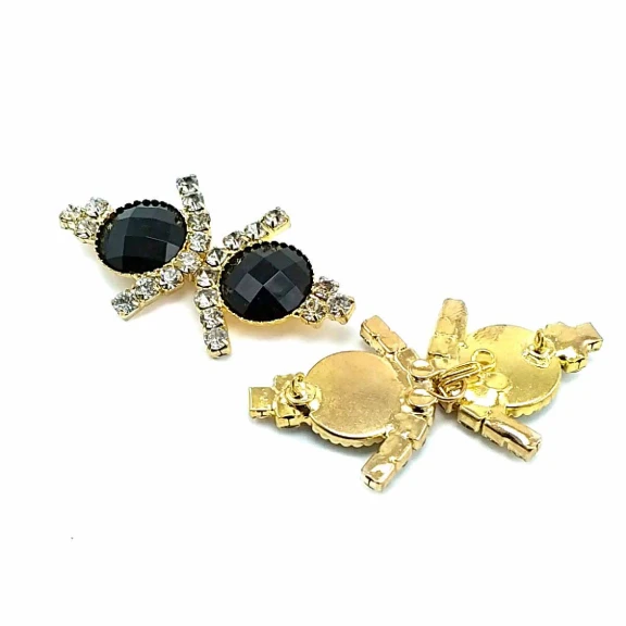 50 mm Taşlı Metal Agraf Toka BRS0044