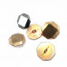 21 mm - 32 L Length Shank Button Octagonal Design D 0001