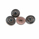 Vintage Görünümlü Metal Ayaklı Düğme 25 mm - 40 Boy D 0011
