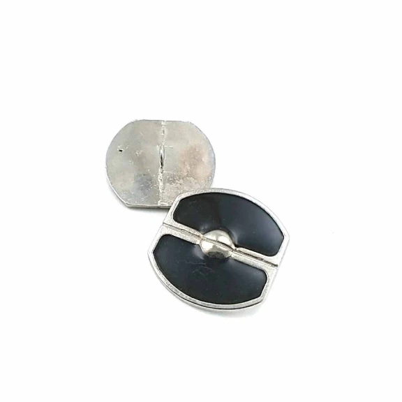 Retro Design And Enamel Footed Button 28 mm - 45 Size D 0016