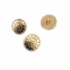 Desenli Metal Ayaklı Düğme 16 mm - 26 Boy D 0023