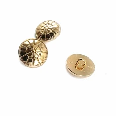 Desenli Metal Ayaklı Düğme 16 mm - 26 Boy (250 ad/paket) D 0023
