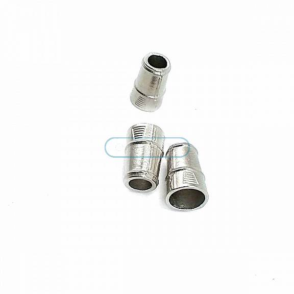 Metal Cord End length 9 mm entry 7 mm B0001