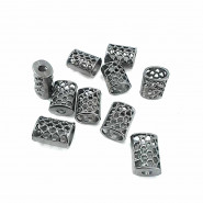 Bağucu boy 11 mm giriş 5 mm Bal Peteği Tasarımlı Metal B0002