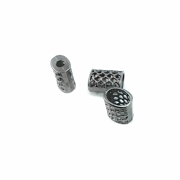 Bağucu boy 11 mm giriş 5 mm Bal Peteği Tasarımlı Metal B0002