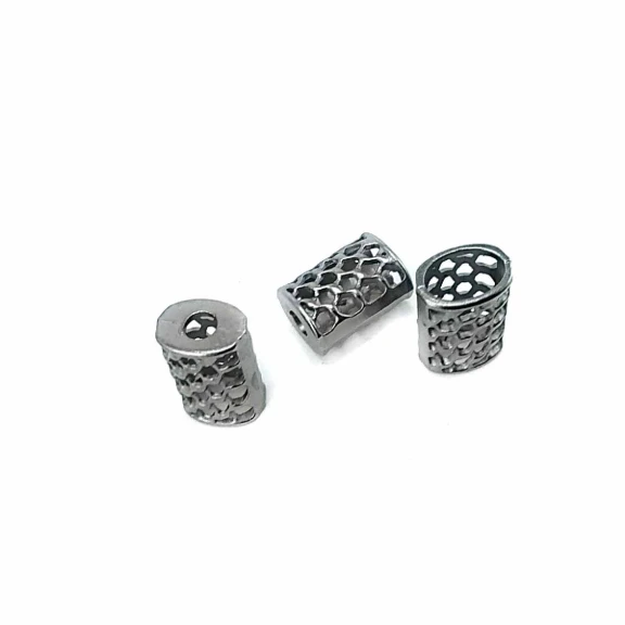Bağucu boy 11 mm giriş 5 mm Bal Peteği Tasarımlı Metal B0002
