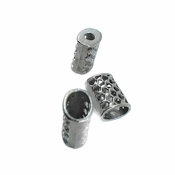 Bağucu boy 11 mm giriş 5 mm Bal Peteği Tasarımlı Metal B0002