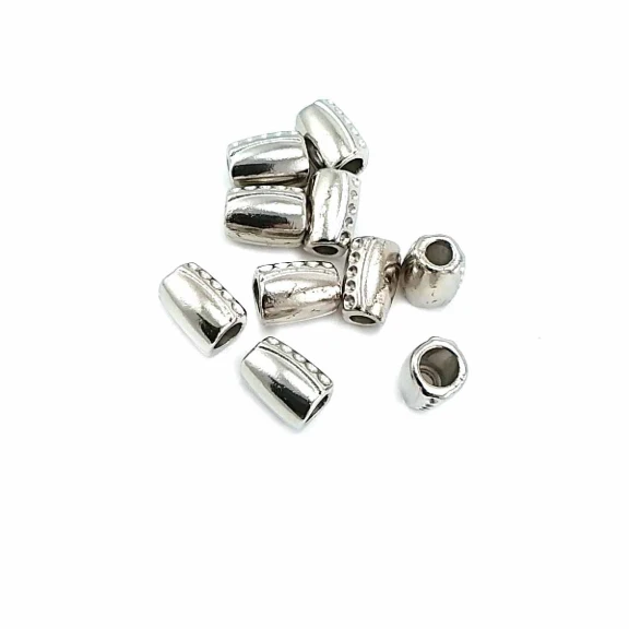 Lux Tasarımlı Metal Bağ ucu boy 10 mm giriş 7 mm B0003