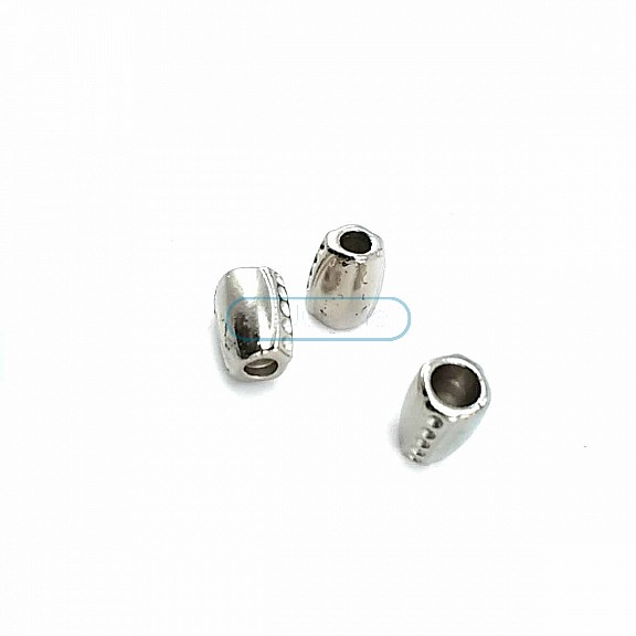 Lux Tasarımlı Metal Bağ ucu boy 10 mm giriş 7 mm B0003