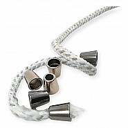 Sade Tasarımlı Metal Bağ ucu boy 12 mm giriş 6 mm B0004