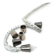 Sade Tasarımlı Metal Bağ ucu boy 12 mm giriş 6 mm B0004