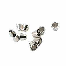 Konik Tasarımlı Metal Bağ ucu boy 9 mm giriş 4 mm B0005