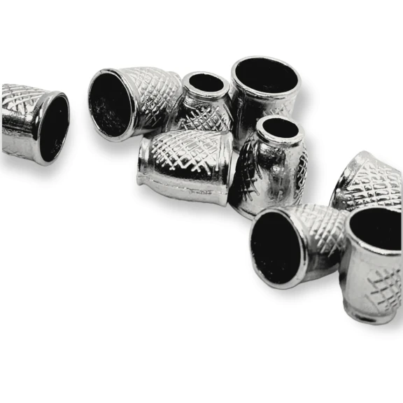 Metal Bağ ucu boy 13 mm giriş 5 mm Desenli Ve Estetik Tasarımlı B0006