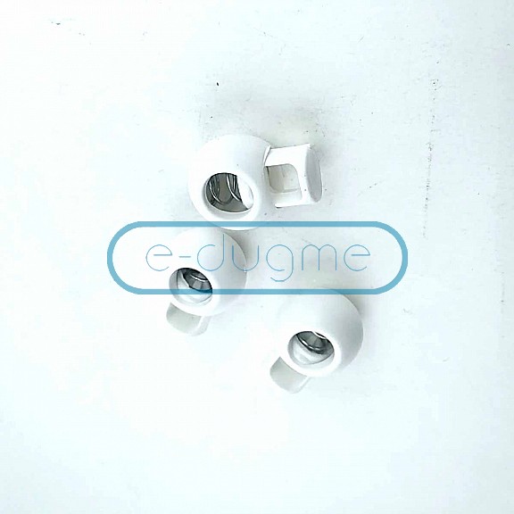 Single Hole Plastic Stopper 22 mm tall 7 mm hole diameter (500 Pcs/Pack) B0013