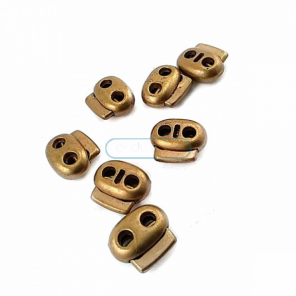 Plastic 2 Holes Stopper length 16 mm entries 5 mm B0016